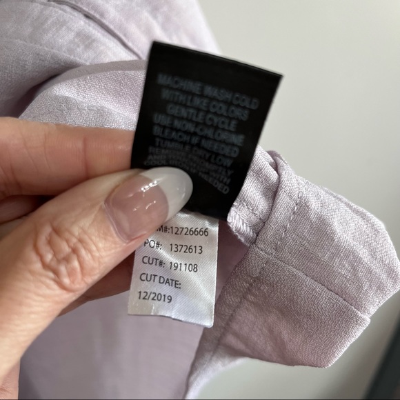 LIKE NEW! TORRID HARPER - LILAC PURPLE GAUZE BUTTON FRONT TUNIC TANK SIZE 3X - Picture 6 of 9